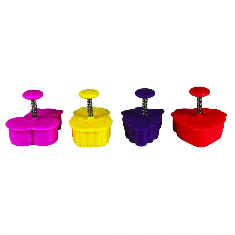 Avanti 3d Fruit Cookie Cutters Set of 4