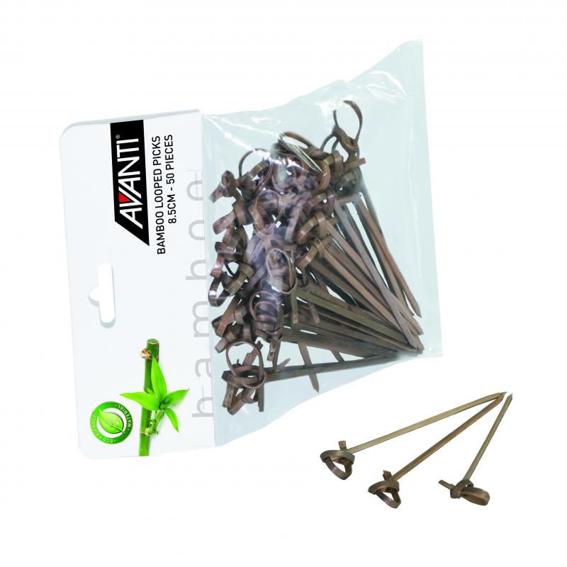 Avanti Bamboo Looped Picks | 8.5cm 50 Pce