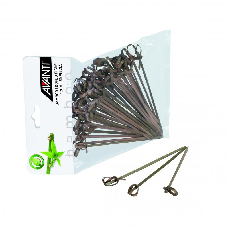 Avanti Bamboo Looped Picks | 12cm 50pce