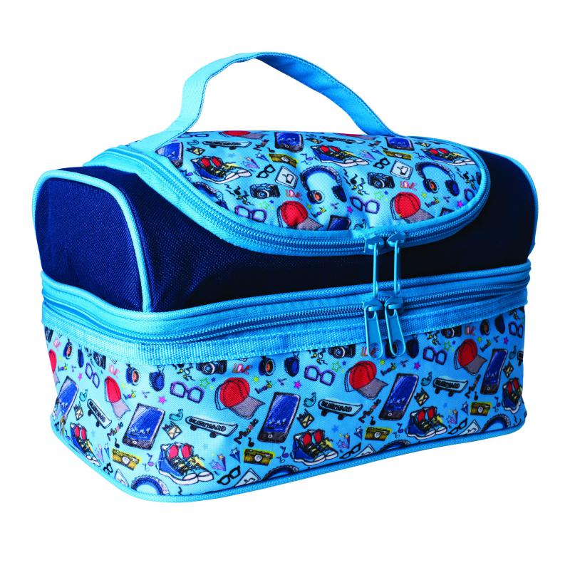 Avanti Yum Yum Double Decker Lunch Bag | Rad Blue
