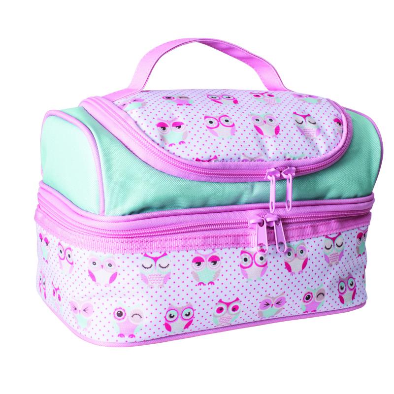 Avanti YY Double Decker Lunch Bag-Owl