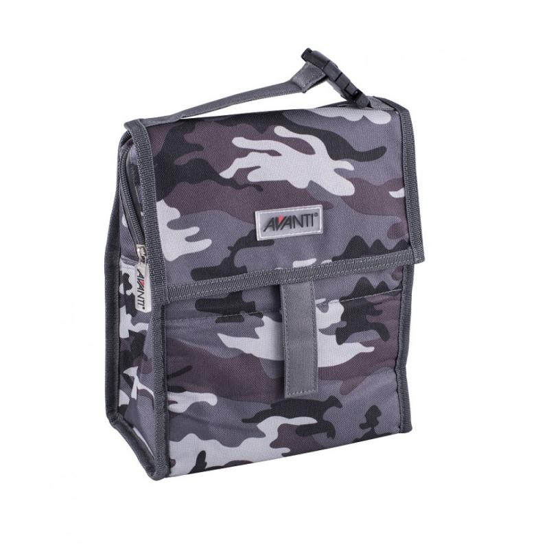 Avanti Yum Yum Lunch Cooler Bag Camo Charcoal