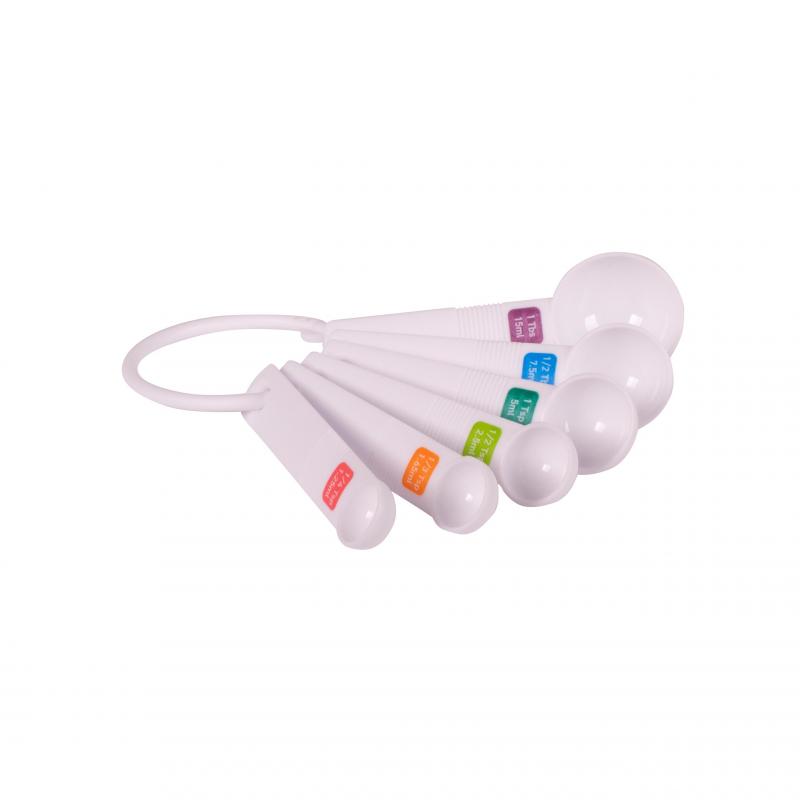 Avanti Plastic Measuring Spoons Set of 6 | White