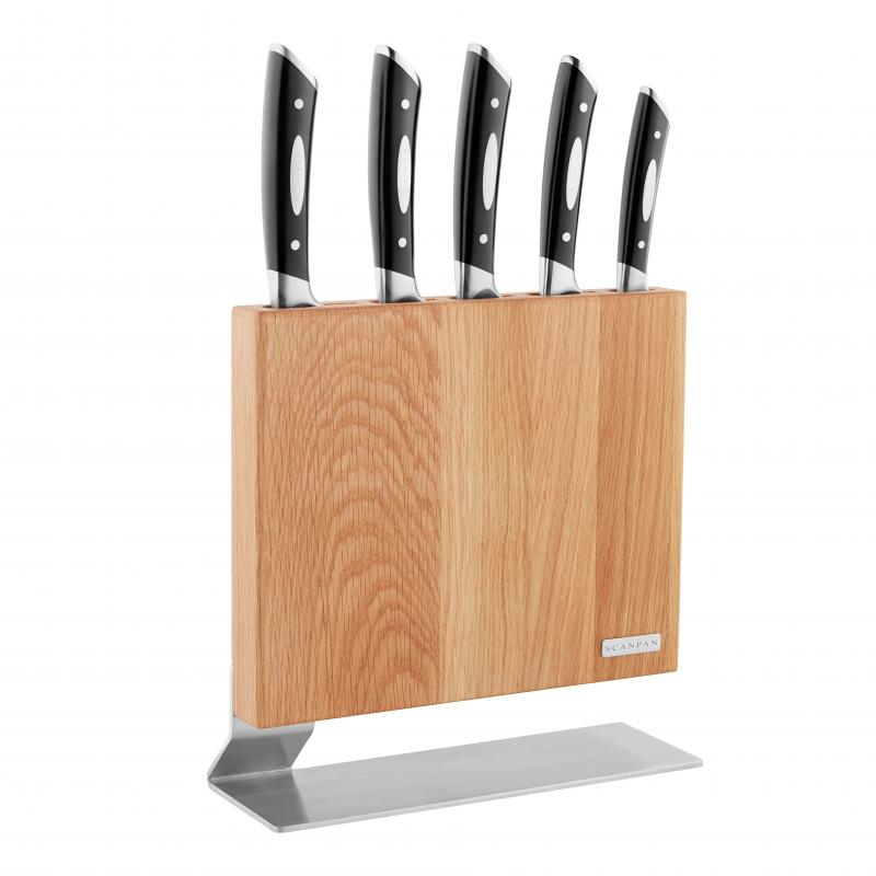 Scanpan Kattegat 6 Piece Knife Block | Oak