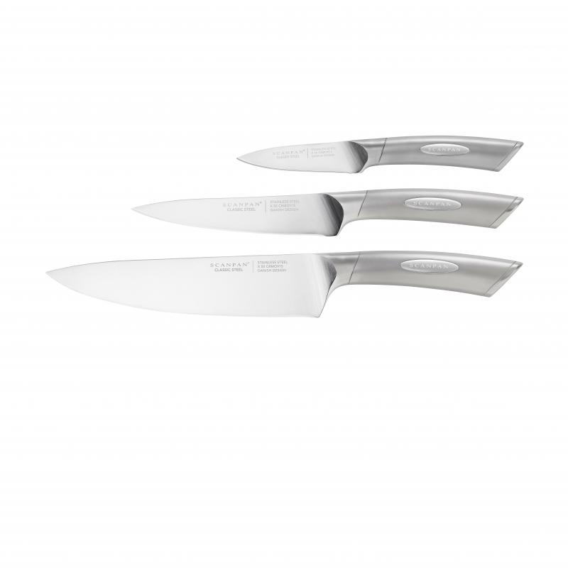 Scanpan Classic Steel 3 Piece Chef Set