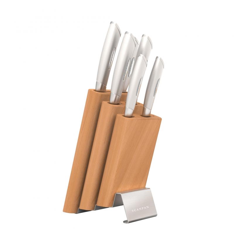 Scanpan Steel Knife Block Set 7Pce