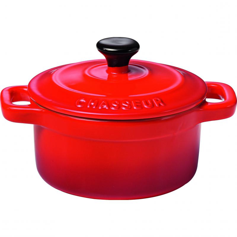 Chasseur La Cuisson Mini Cocotte 6pc Set | Red