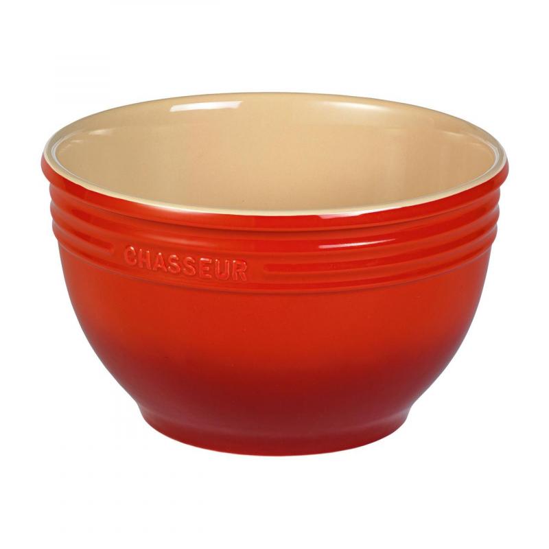 CHASSEUR Large Mixing Bowl 29 x 17cm/7 Litre | Red