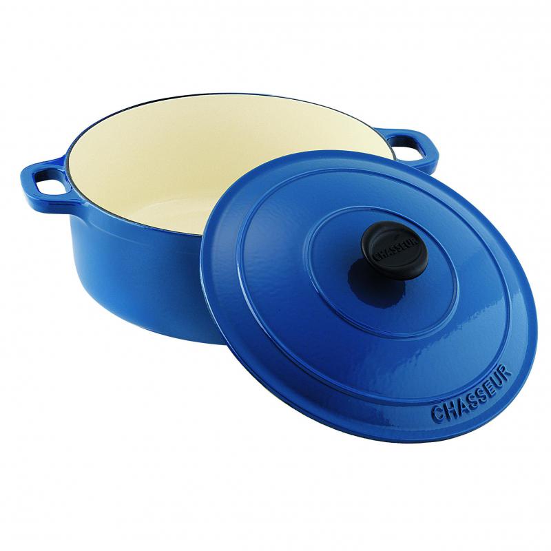 CHASSEUR Round French Oven 24cm Sky Blue|4L