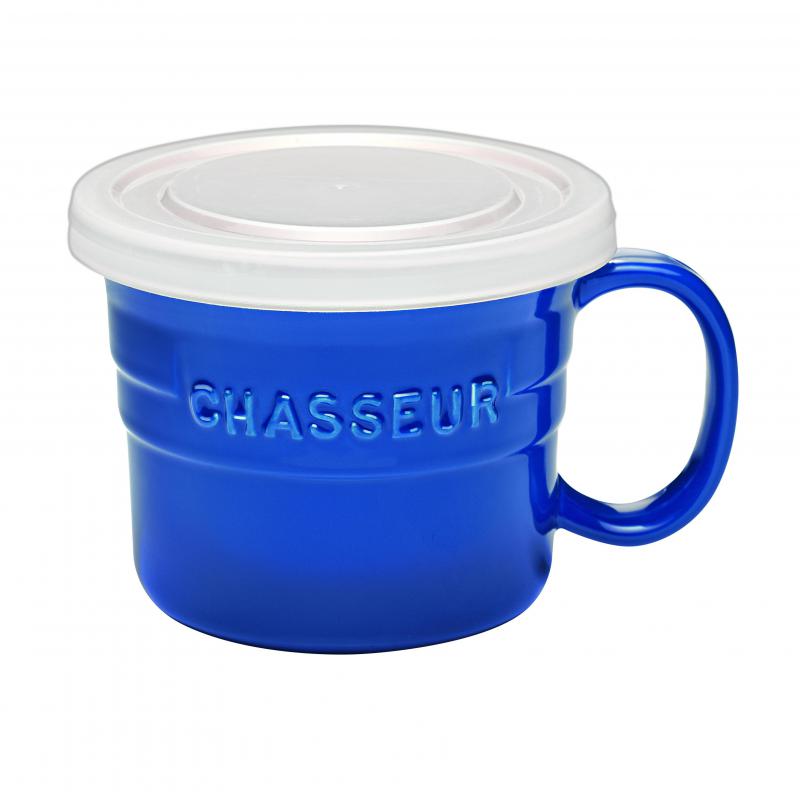 Chasseur La Cuisson Soup Mug with Lid 500ml | Blue