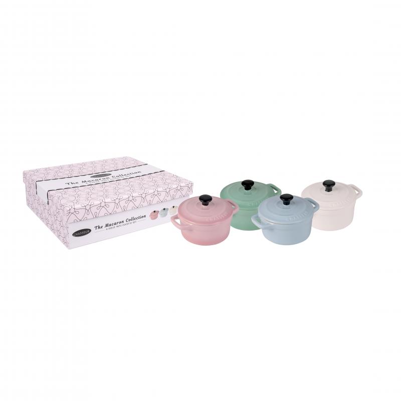 Chasseur Macaron Mini Cocotte | 4 Piece Set