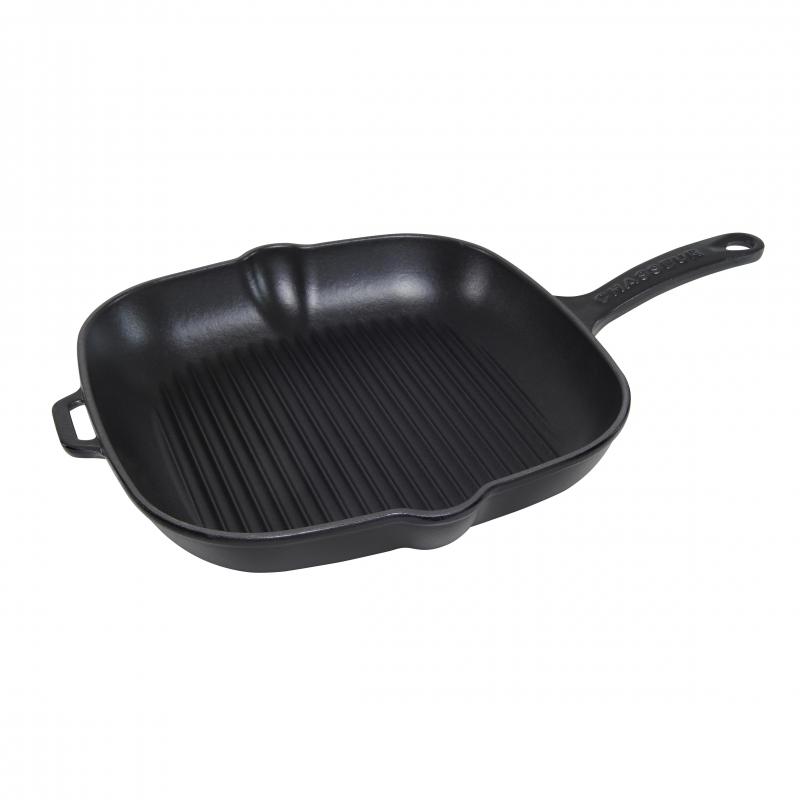 Chasseur Square Grill Pan 25cm Black