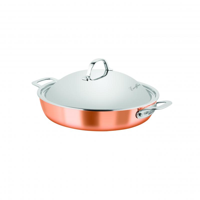 Chasseur Escoffier TryPly 32cm Chef Pan W/Lid
