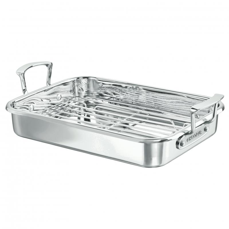 CHASSEUR Stainless Steel Roaster 35 x 26cm | with Rack