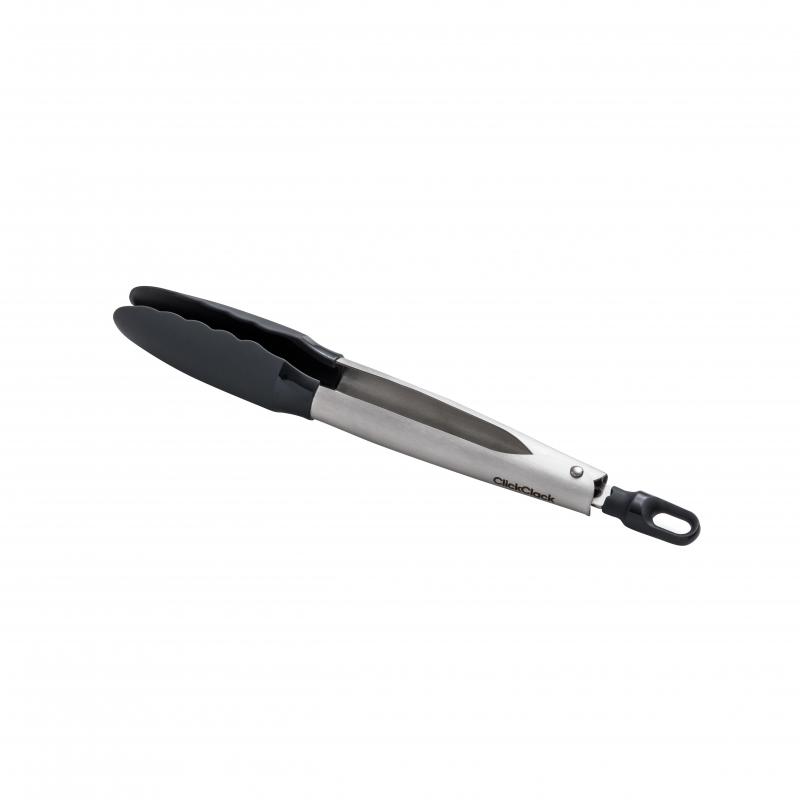 ClickClack Small Tongs | Chrome/Stainless Steel