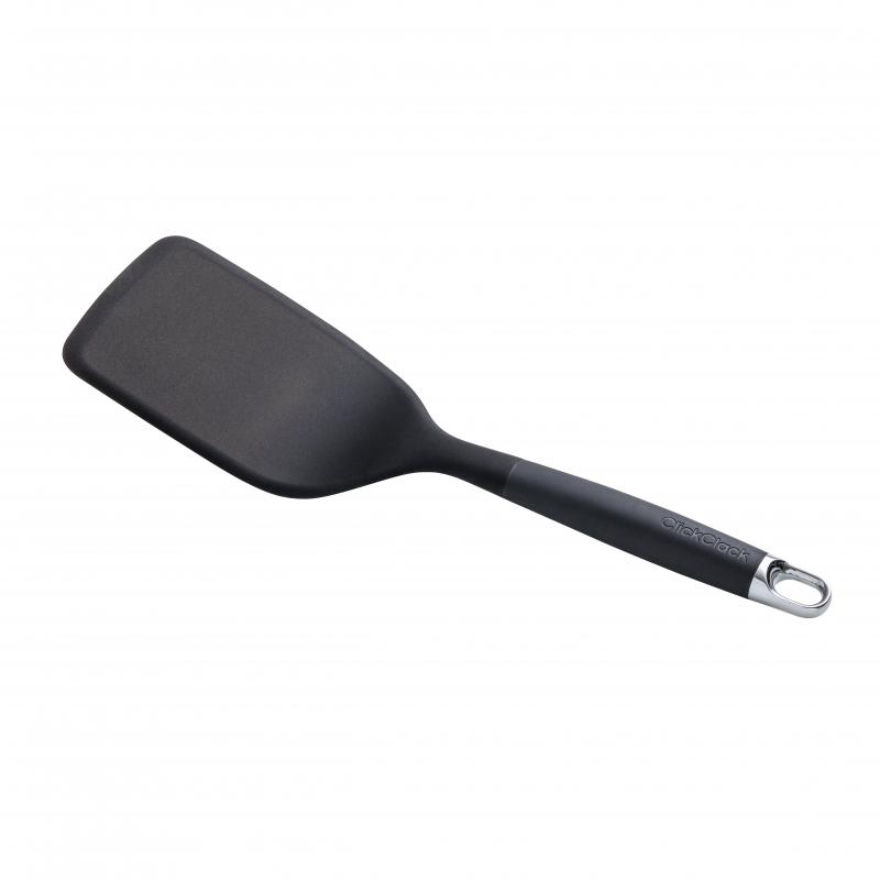 ClickClack Large Silicone Turner | Chrome
