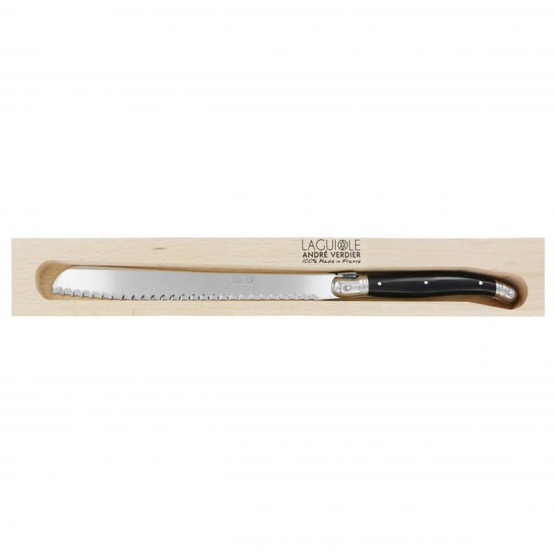 André Verdier Laguiole Debutant Black Bread Knife | 1 Piece