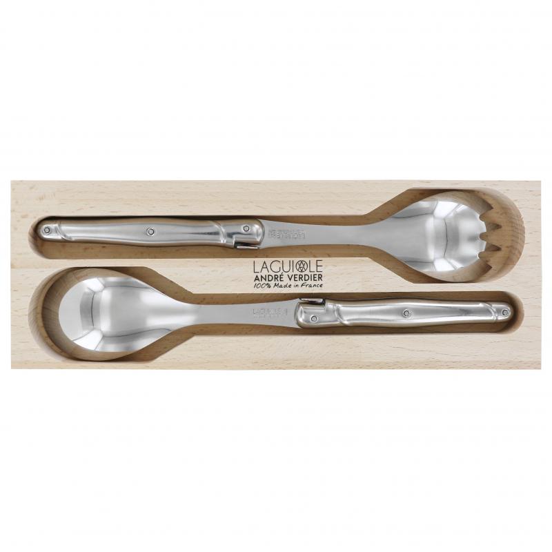 André Verdier Laguiole Debutant Inox Salad Set | 2 Piece