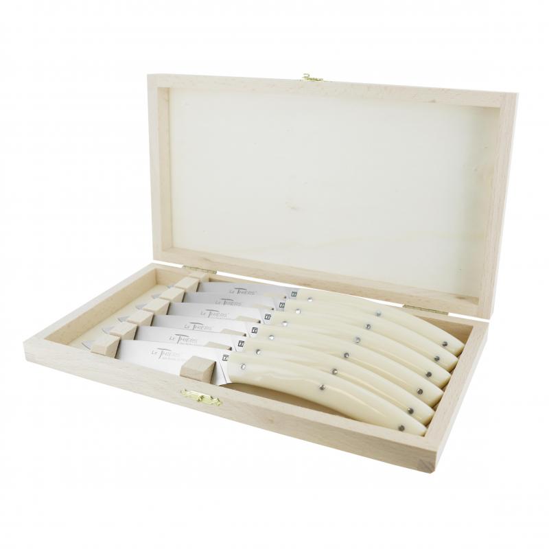 André Verdier Le Thiers Elegance Ivory Steak Knife | 6 Piece
