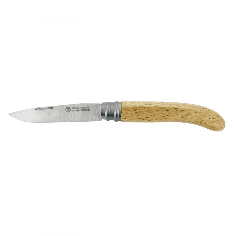 André Verdier A Virole L'Alpage Beech Folding Knife | 9.5cm