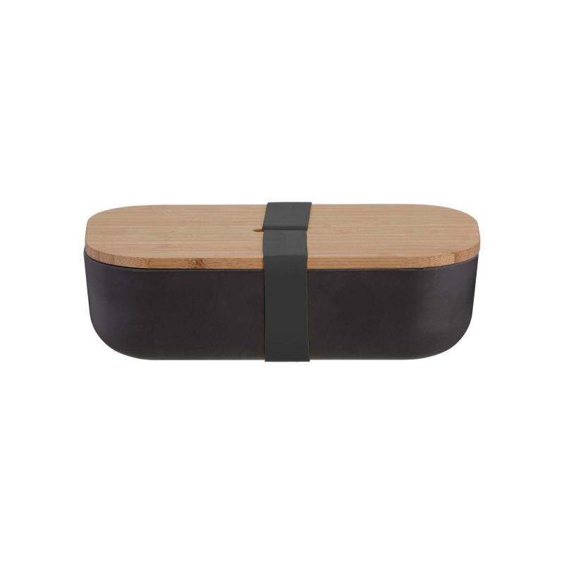 Typhoon Pure Black Bam Lunch Box 20X11cm