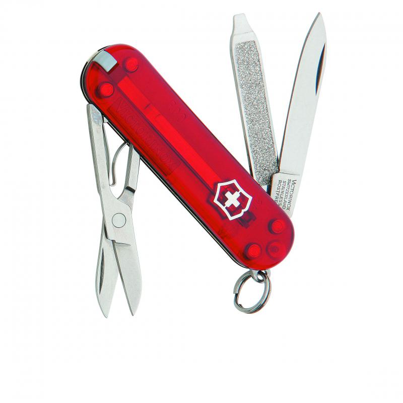 Victorinox Swiss Army Knife Cyber Classic Ruby | 7 Functions | Gift Boxed