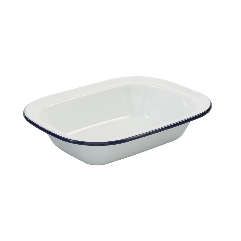 Bakemaster Enamel Rectangular Pie Dish | 26x19.5cm
