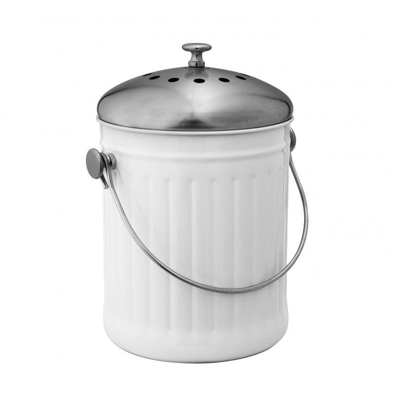 Avanti Compost Bin 5 Litre | White