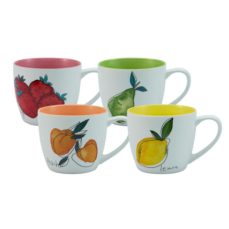 Bundanoon Mega Classic Mug Fruity 520ml | Set of 4