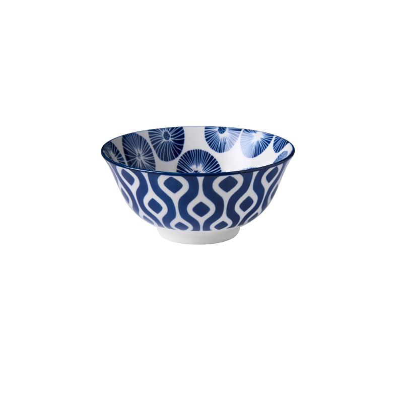 Wilkie Brothers Glazed Porcelain Bowl 15cm | Blue Dots
