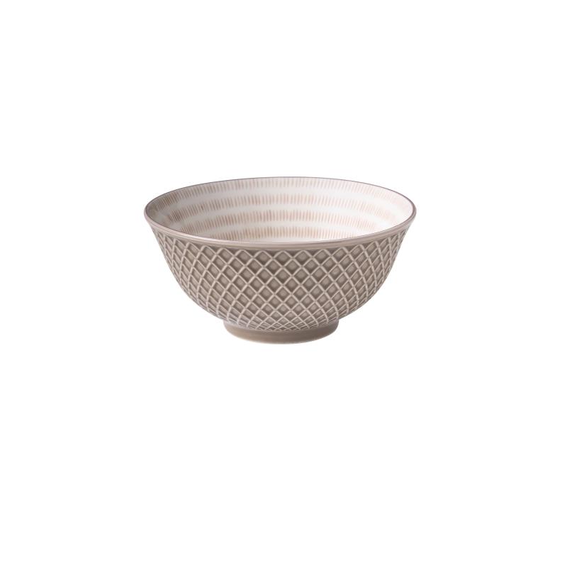 Wilkie Brothers Glazed Porcelain Bowl 15cm | Monochrome Line