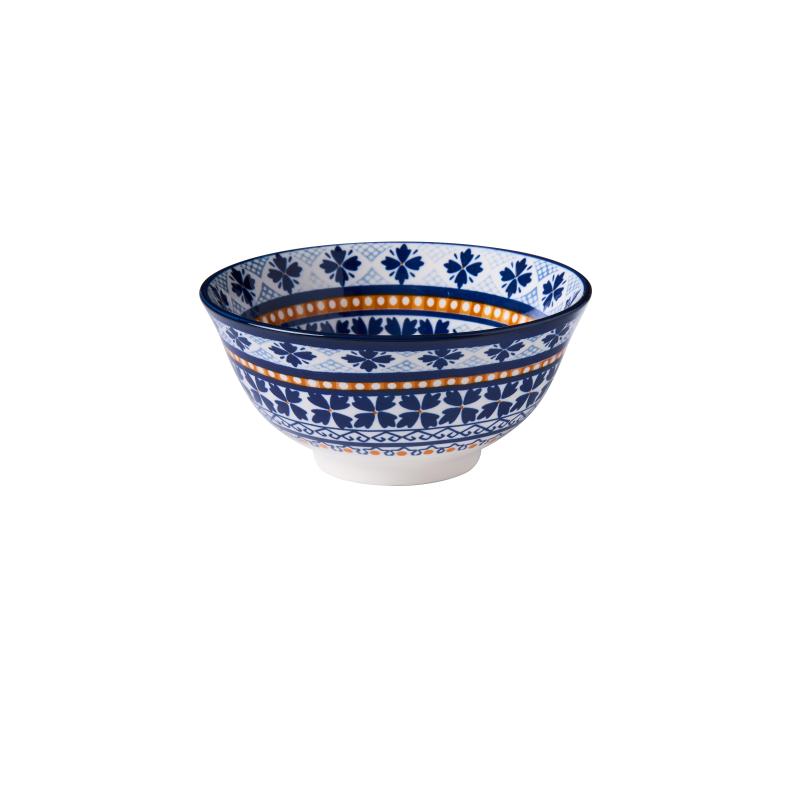 Wilkie Brothers Glazed Porcelain Bowl 15cm | Fiesta Blue