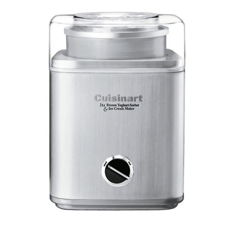 Cuisinart ICE-30BCA Ice Cream/Yoghurt Maker 2 Litre - Stainless Steel