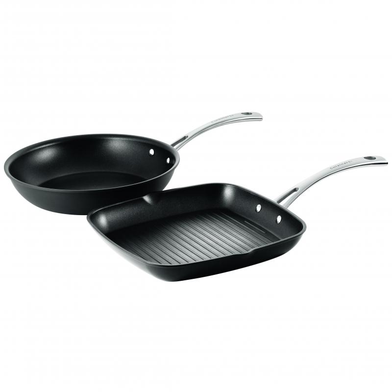 Cuisinart 28cm Grill Pan & 26cm Fry Pan set