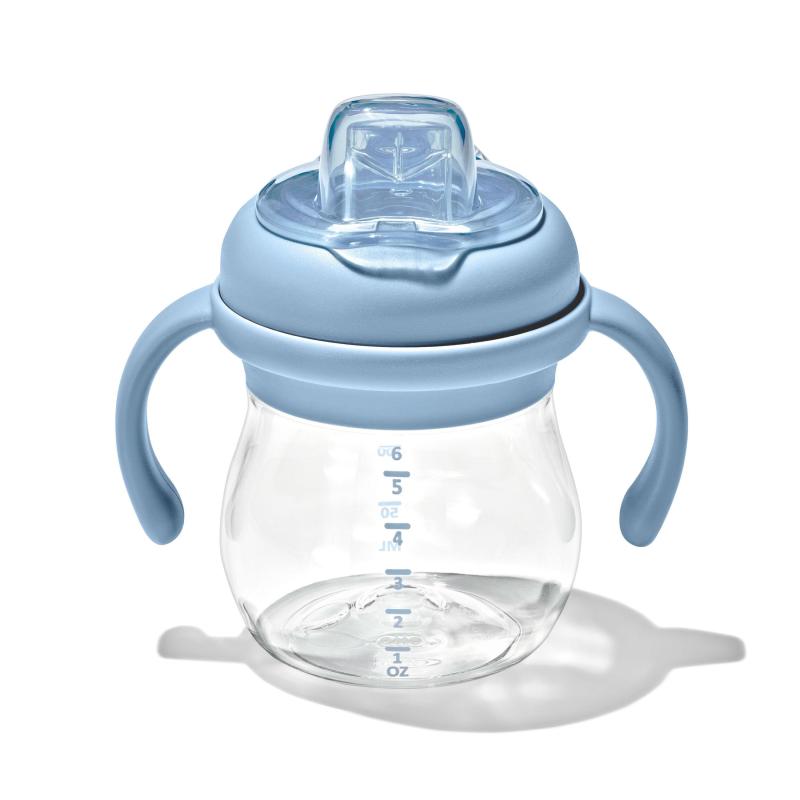 Oxo Tot Grow Soft Baby Spout Cup with Removable Handles | Dusk