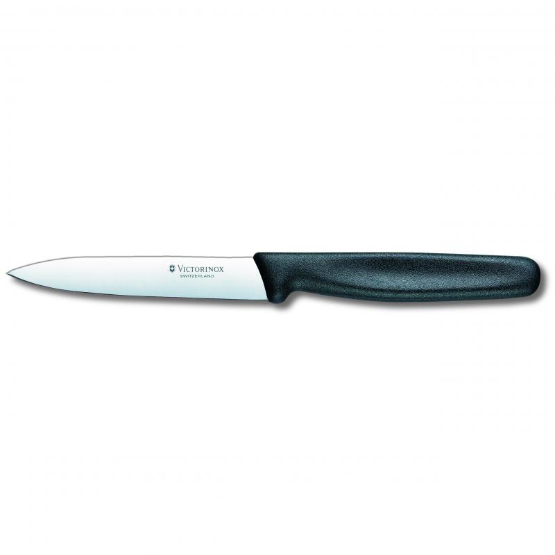 Victorinox Paring Knife Pointed Blade Nylon 10cm | Black