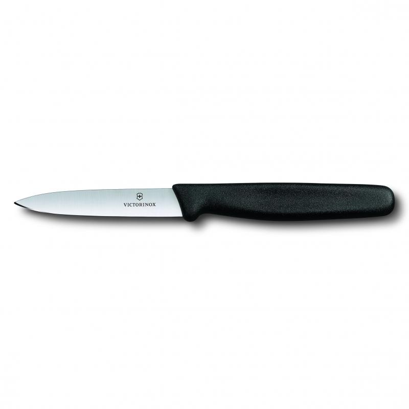 Victorinox Paring Knife for Chefs Pointed Tip Nylon 8cm | Black