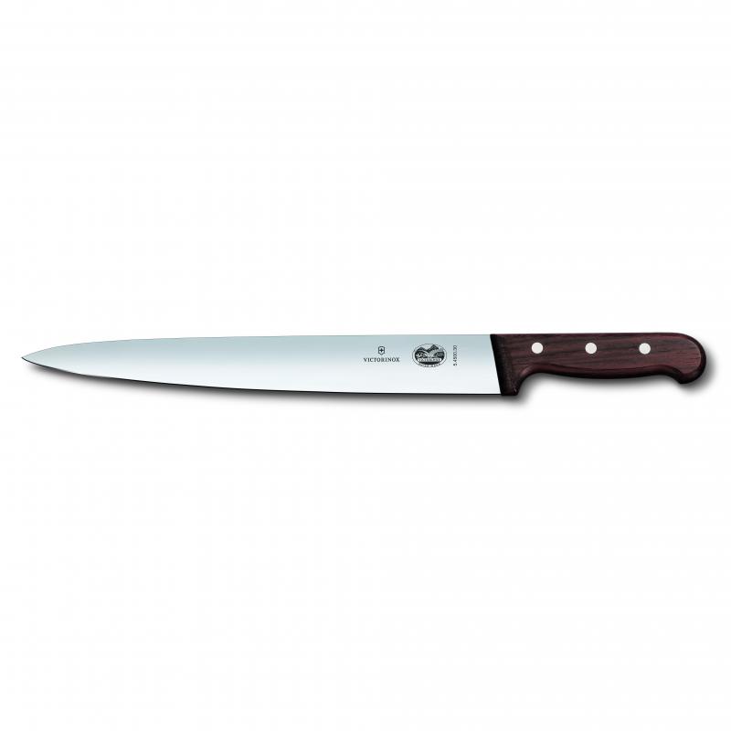 Victorinox Slicing Knife Pointed Tip Wide Blade 30cm | Rosewood