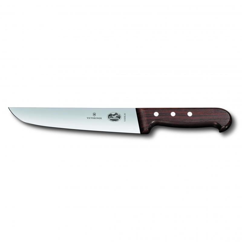 Victorinox Butchers Knife Straight Back Blade 20cm | Rosewood