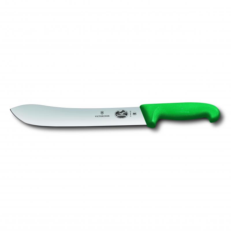 Victorinox Fibrox Wide Tip Butchers Knife 25cm | Green