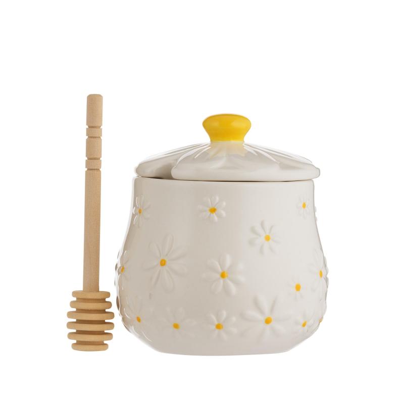 Price & Kensington Daisy Honey Pot and Drizzler | 450ml