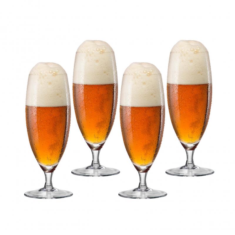 Bohemia Bar Beer Glass Set Of 4 380ml