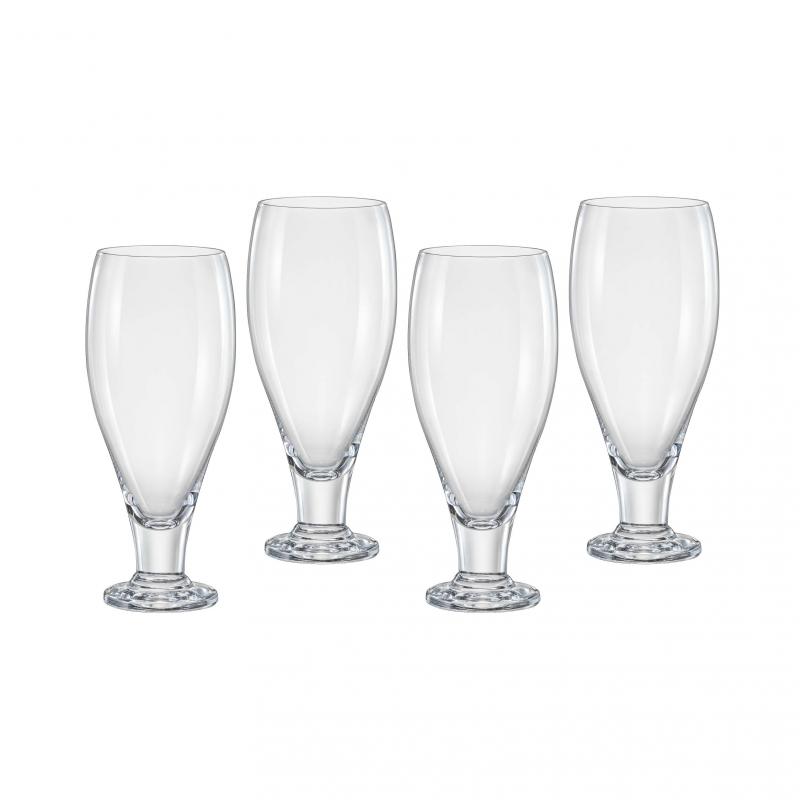 Bohemia Bar Beer Glass Set Of 4 - 380ml