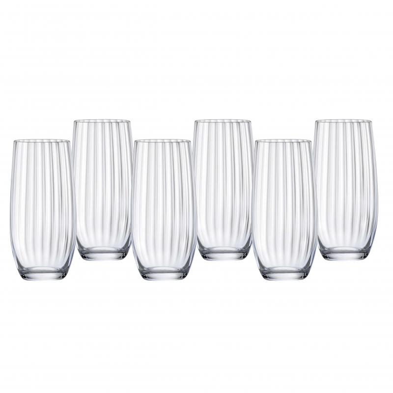 Bohemia Waterfall High Ball Set/6 350ml
