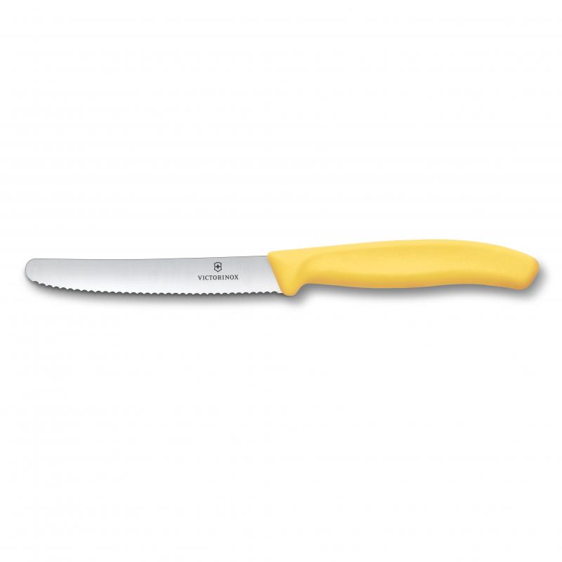 Victorinox Swiss Classic Steak/Tomato Knife 11cm | New Yellow