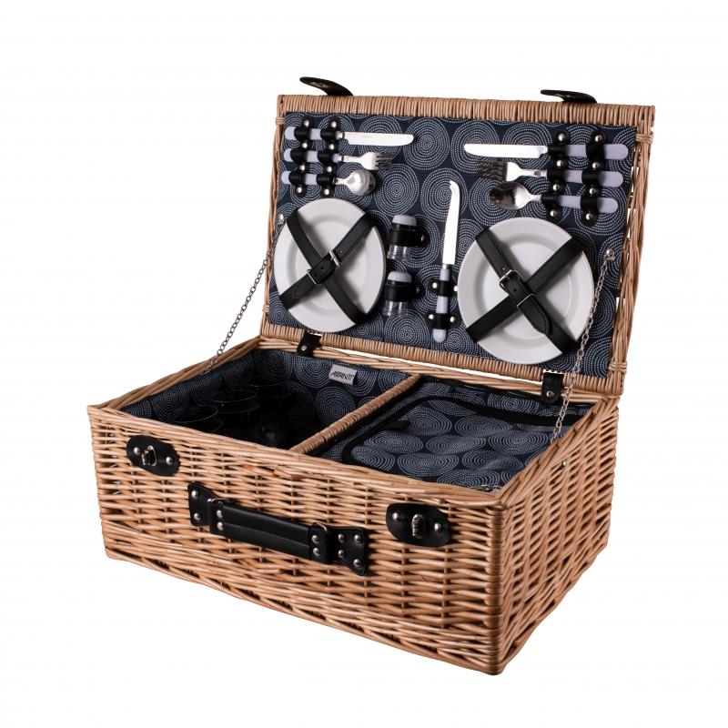 Avanti 4 Person Picnic Basket | Dot Circles