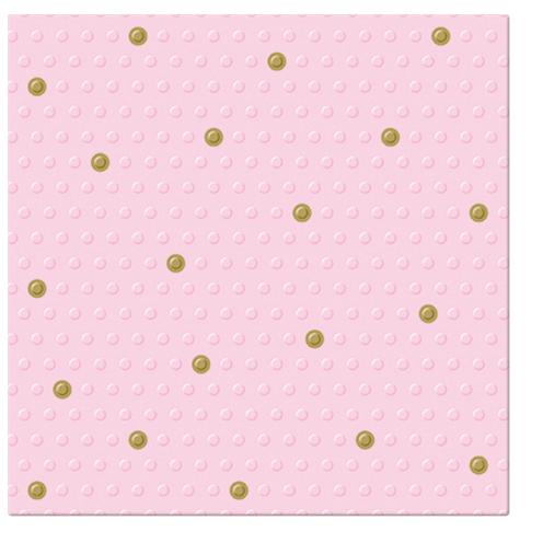 Paw Lunch Napkins 33cm Pack of 20 | 3 Ply | Inspo Dot Rosa