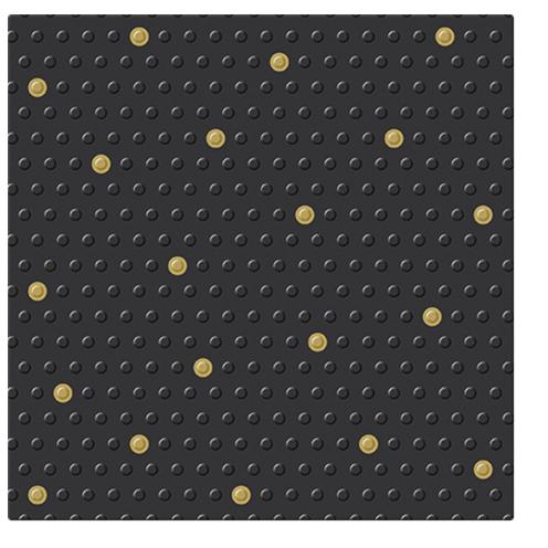 Paw Lunch Napkins 33cm Pack of 20 | 3 Ply | Inspo Dots Black