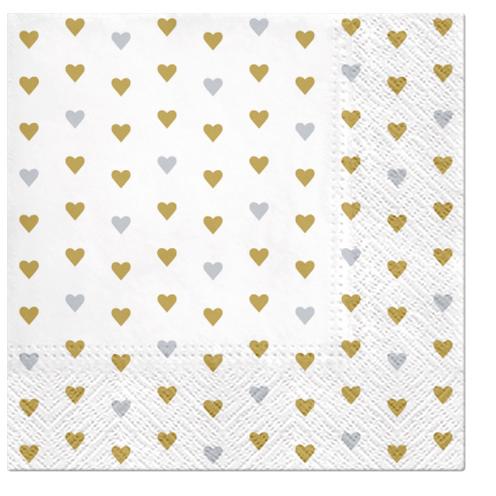 Paw Lunch Napkins 33cm Pack of 20 | 3 Ply | Lots Of Love