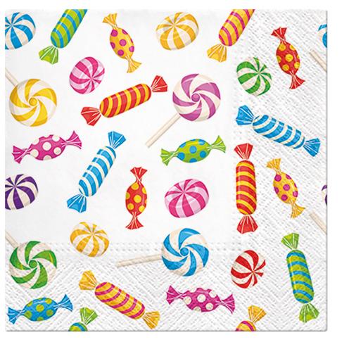 Paw Lunch Napkins 33cm Pack of 20 | 3 Ply | Aroma Candies